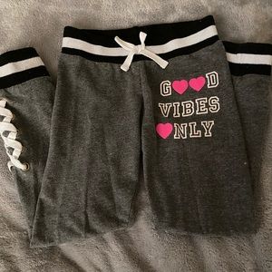 Girls comfy sweat pants